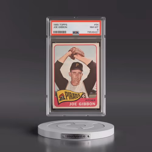 1965 Topps #54 Joe Gibbon (PSA 8 NM-MT)