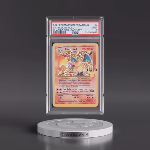 2021 Pokémon Celebrations Classic Collection #4 Charizard - Holo (PSA 9 MINT)