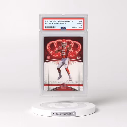 2017 Panini Crown Royale #84 Patrick Mahomes II (PSA 9 MINT)