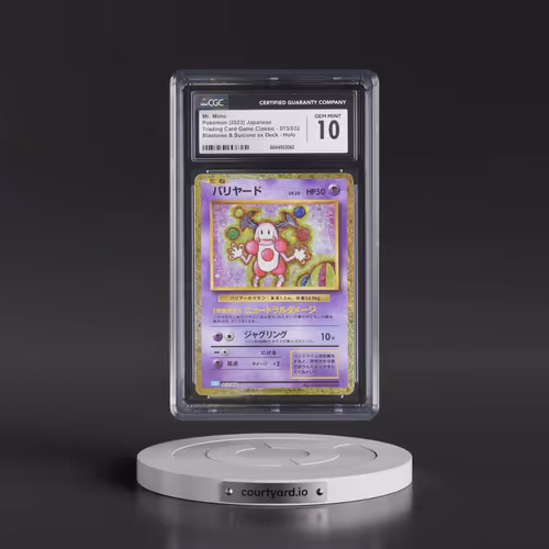 2023 Pokémon Clk-Trading Card Game Classic Blastoise & Suicune EX Deck #013 Mr. Mime (CGC 10 GEM MIN