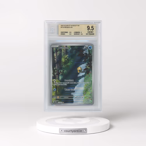 2023 Scarlet & Violet 151 - MEW EN #175 Psyduck - Illustration Rare Holo (BGS 9.5 GEM MINT)