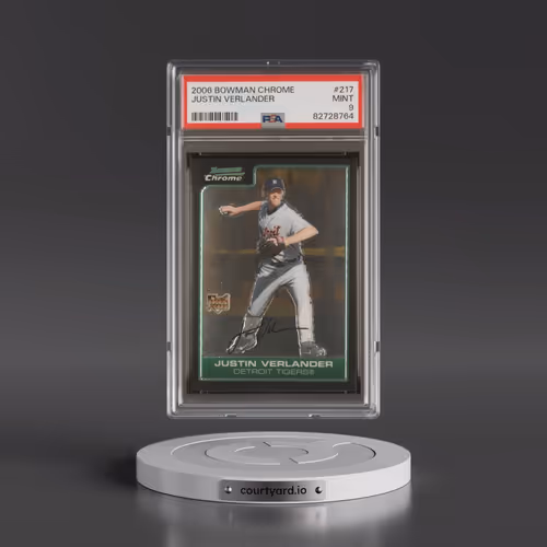 2006 Bowman Chrome #217 Justin Verlander (PSA 9 MINT)