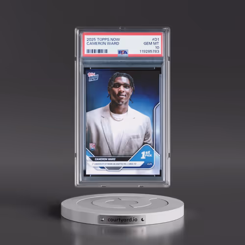 2025 Topps Now #D1 Cameron Ward (PSA 10 GEM MINT)
