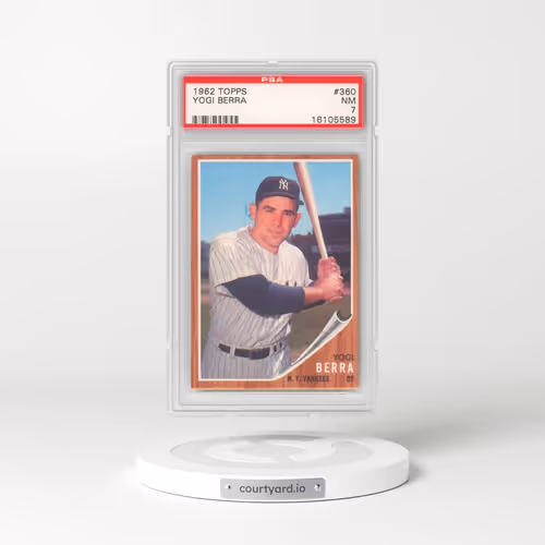 1962 Topps #360 Yogi Berra (PSA 7 NM)