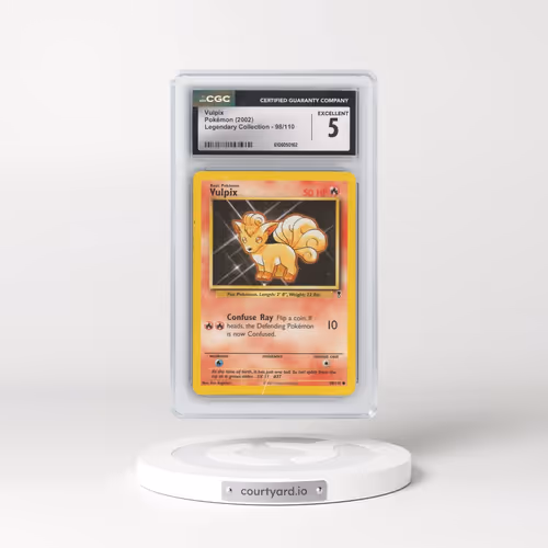 2002 Legendary Collection #98/110 Vulpix (CGC 5 EX)