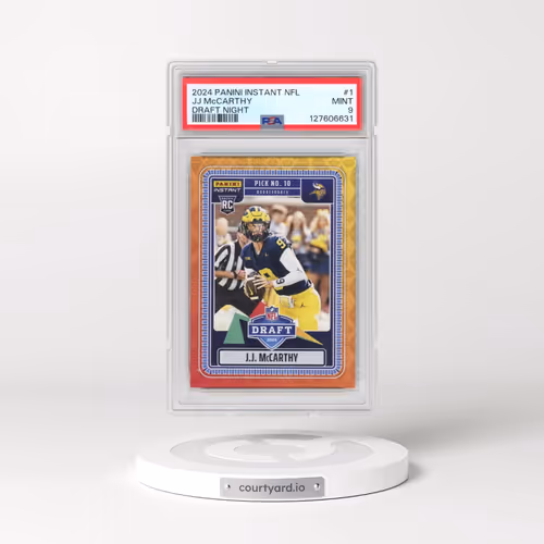 2024 Panini Instant NFL Draft Night #1 JJ McCarthy (PSA 9 MINT)