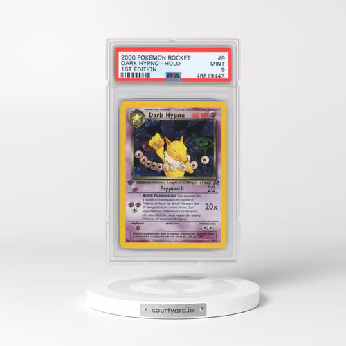 2000 Pokémon Rocket #9 Dark Hypno - 1st Edition Holo (PSA 9 MINT)