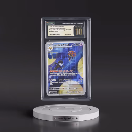 2025 Pokémon SV10-Glory of Team Rocket #104 Team Rocket's Orbeetle - Art Rare (CGC 10 PRISTINE)