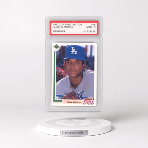 1991 Upper Deck Final Edition #2F Pedro Martinez (PSA 9 MINT)