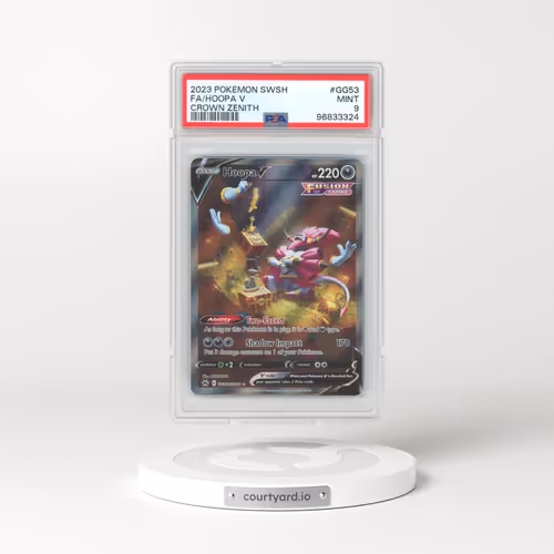 2023 Pokémon Sword and Shield Crown Zenith #GG53 Hoopa V - Holo Full Art (PSA 9 MINT)
