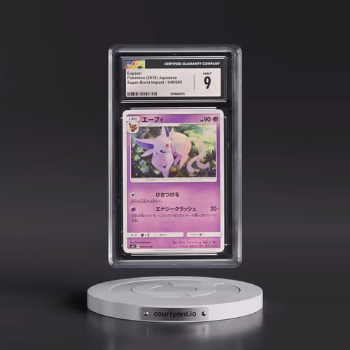 2018 Super-Burst Impact #040/095 Espeon (CGC 9 MINT)