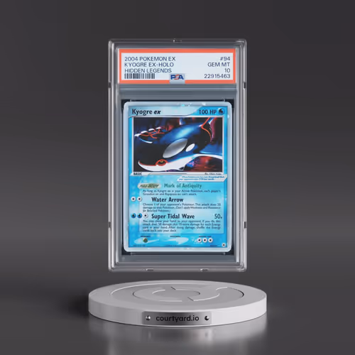 2004 Pokémon EX Hidden Legends #94 Kyogre EX - Holo Holo (PSA 10 GEM MINT)