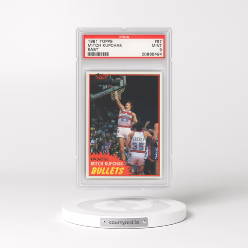 1981 Topps #97 Mitch Kupchak - East (PSA 9 MINT)