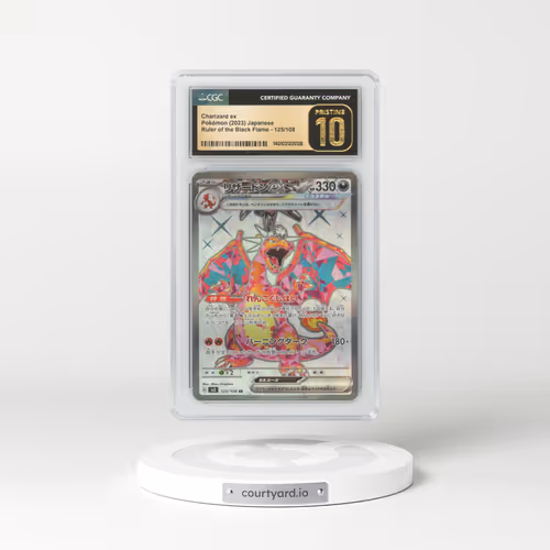2023 Japanese Ruler of the Black Flame #125 Charizard EX - Full Art Holo (CGC 10 PRISTINE)