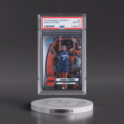 2024 Bowman Chrome University #62 Sarah Strong (PSA 10 GEM MINT)