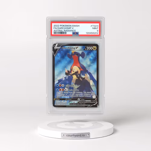 2022 Pokémon Sword & Shield Astral Radiance #TG23 Garchomp V - Holo Full Art (PSA 9 MINT)