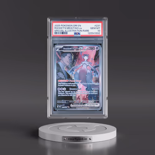 2025 Pokémon Dri EN-Destined Rivals #231 Team Rocket's Mewtwo EX - Holo Special Illustration Rare (P