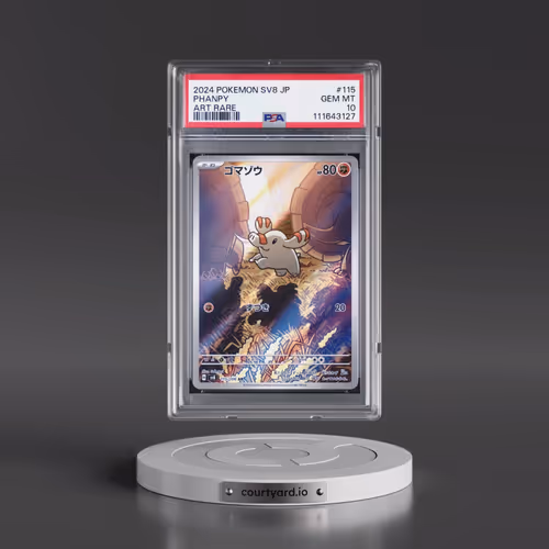 2024 Pokémon SV8-Super Electric Breaker #115 Phanpy - Art Rare (PSA 10 GEM MINT)