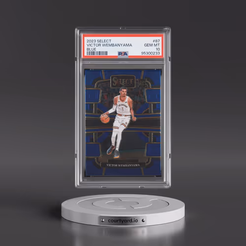 2023 Panini Select #87 Victor Wembanyama - Blue (PSA 10 GEM MINT)