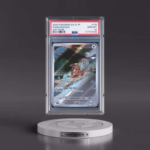 2025 Pokémon SV10-Glory of Team Rocket #110 Kangaskhan - Art Rare (PSA 10 GEM MINT)