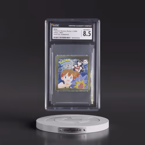 Action Flipz Series 1 (Artbox) - English #R01 Misty - Chromium Stickers (CGC 8.5 NM-MT+)