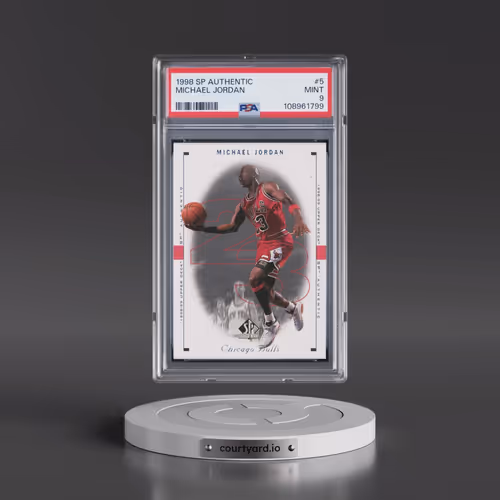 1998 SP Authentic #5 Michael Jordan (PSA 9 MINT)
