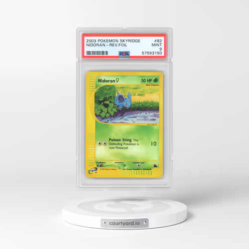 2003 Pokémon Skyridge #82 Nidoran - Reverse Foil (PSA 9 MINT)