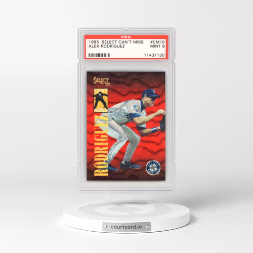 1995 Select Can't Miss #CM10 Alex Rodriguez (PSA 9 MINT)