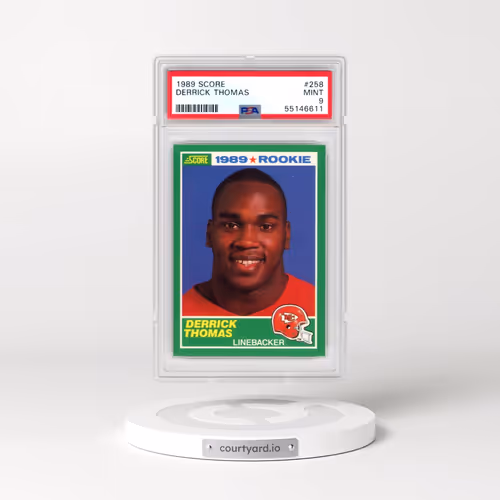 1989 Score #258 Derrick Thomas (PSA 9 MINT)