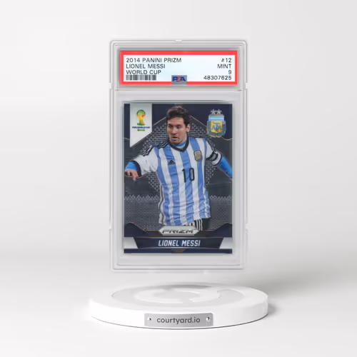 2014 Panini Prizm World Cup #12 Lionel Messi (PSA 9 MINT)
