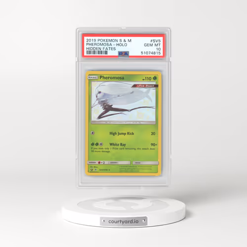 2019 Pokémon Sun & Moon Hidden Fates #SV5 Pheromosa - Holo (PSA 10 GEM MINT)