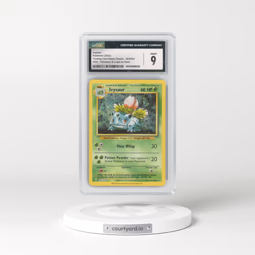2023 Trading Card Game Classic - CLV, CLC, CLB #002/034 Ivysaur - Holo Venusaur & Lugia ex Deck - CLV (CGC 9 MINT)