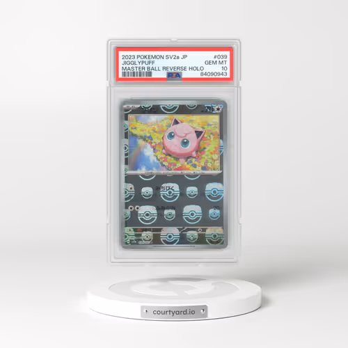 2023 Pokémon Sv2a-Pokemon 151 #039 Jigglypuff - Reverse Holo Master Ball (PSA 10 GEM MINT)
