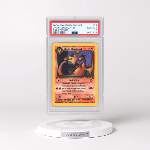 2000 Pokémon Rocket #21 Dark Charizard - 1st Edition (PSA 10 GEM MINT)