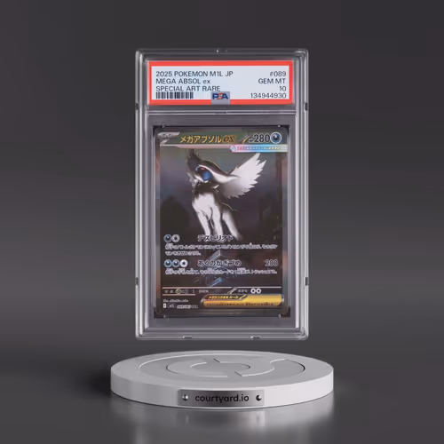 2025 Pokémon M1l-Mega Brave #089 Mega Absol EX - Holo Special Art Rare (PSA 10 GEM MINT)