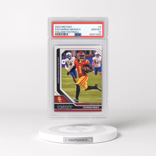 2023 Panini Instant College Football #2 Zachariah Branch (PSA 10 GEM MINT)