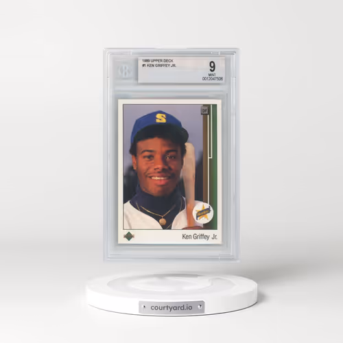 1989 Upper Deck #1 Ken Griffey Jr - Star Rookie (BGS 9 MINT)