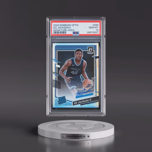 2023 Panini Donruss Optic #260 GG Jackson II - Signature-Holo (PSA 10 GEM MINT)