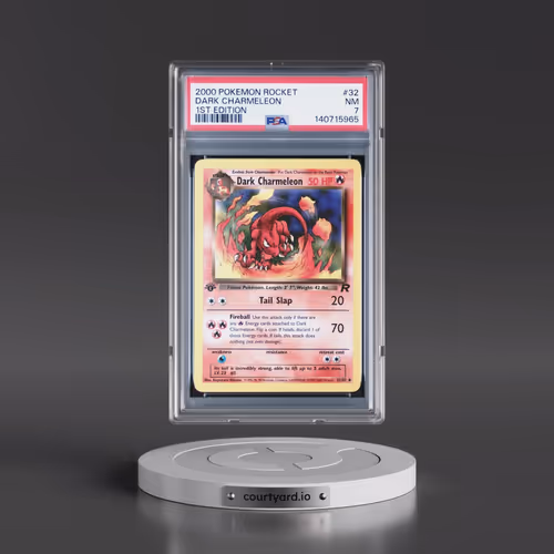2000 Pokémon Rocket #32 Dark Charmeleon - 1st Edition (PSA 7 NM)