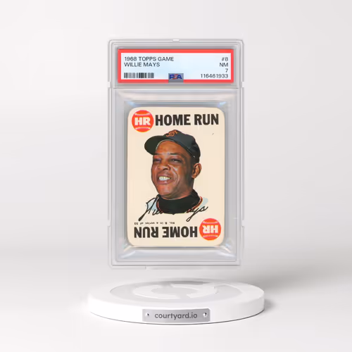 1968 Topps Game #8 Willie Mays (PSA 7 NM)