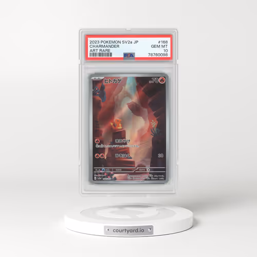 2023 Pokémon Card 151 #168 Charmander - Art Rare (PSA 10 GEM MINT)