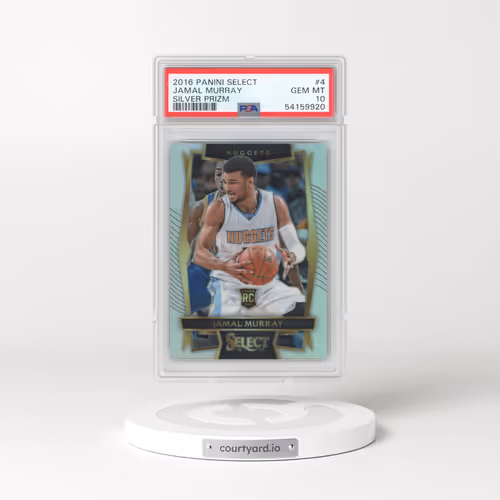 2016 Panini Select #4 Jamal Murray - Silver Prizm (PSA 10 GEM MINT)