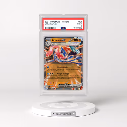 2024 Pokémon Twm EN-Twilight Masquerade #106 Greninja EX - Holo (PSA 9 MINT)