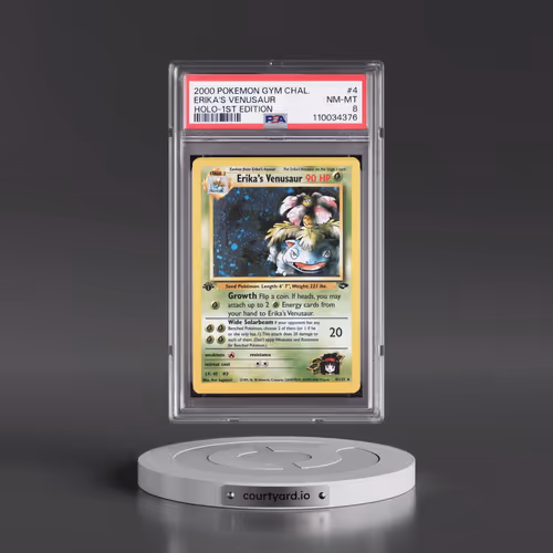 2000 Pokémon Gym Challenge #4 Erika's Venusaur - 1st Edition Holo (PSA 8 NM-MT)
