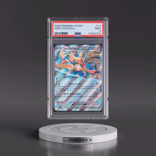 2025 Pokémon Jtg EN-Journey Together #111 Hop's Zacian EX - Holo (PSA 9 MINT)