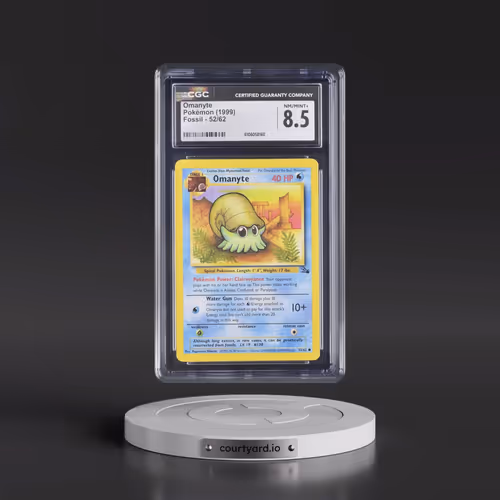 1999 Fossil #52/62 Omanyte (CGC 8.5 NM-MT+)