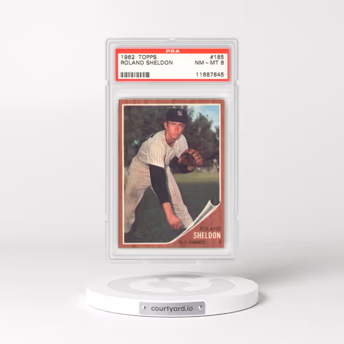 1962 Topps #185 Roland Sheldon (PSA 8 NM-MT)