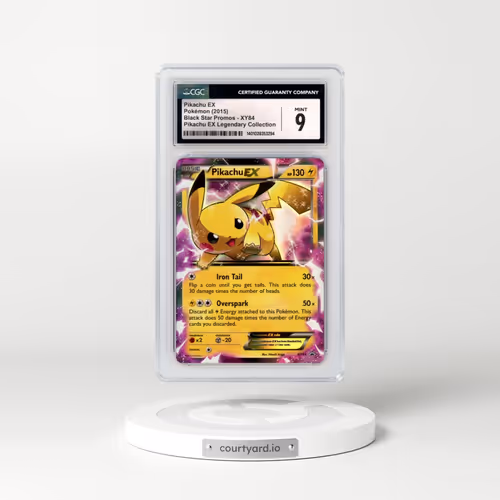 2015 Pokémon XY Black Star Promos #XY84 Pikachu EX - Holo (CGC 9 MINT)