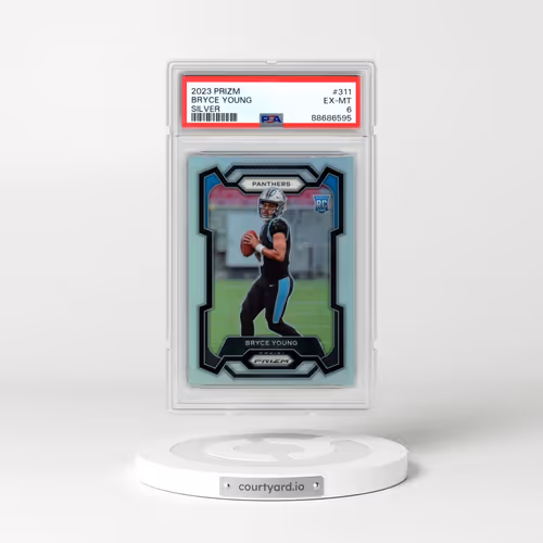 2023 Panini Prizm #311 Bryce Young - Silver Prizm (PSA 6 EX-MT)