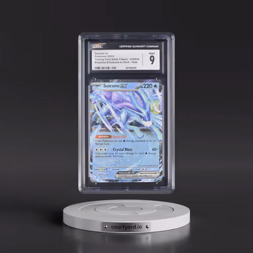 2023 Pokémon Clb-Trading Card Game Classic Blastoise & Suicune EX Deck #010 Suicune EX - Holo (CGC 9